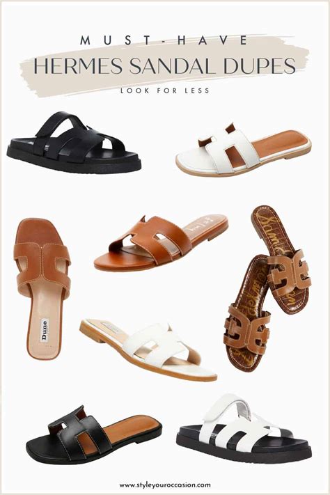 best fake hermes sandals|hermes dupe sandals primark.